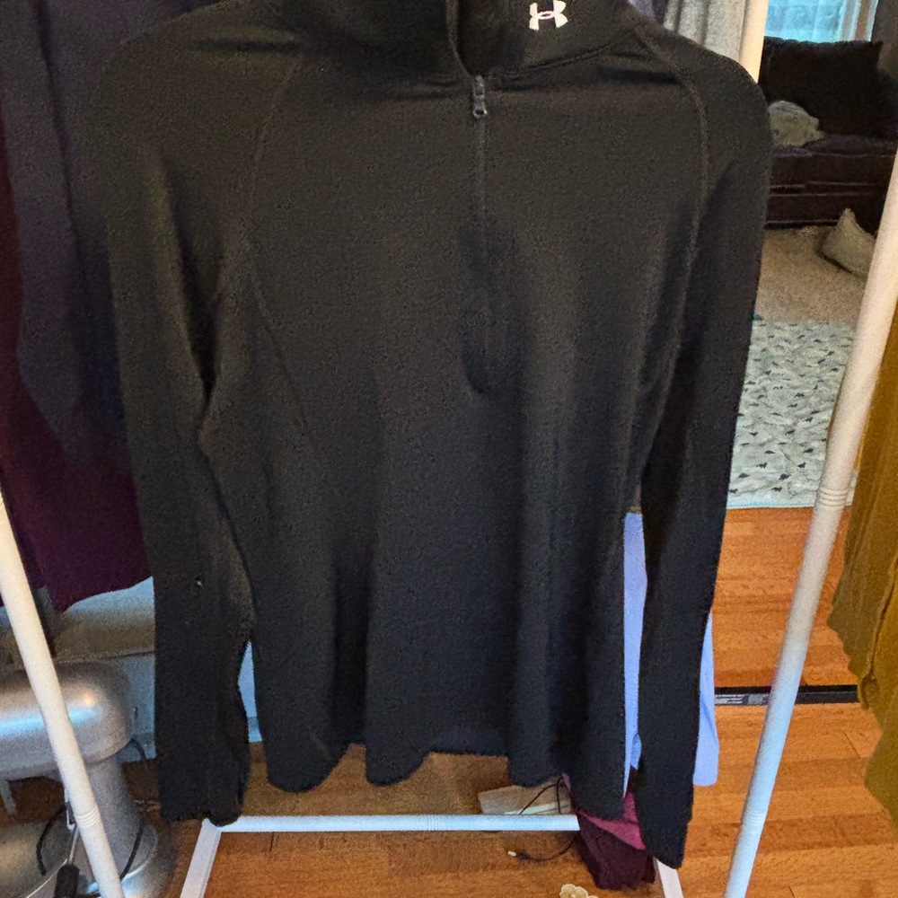 Under Armour Black Quarter-Zip Top